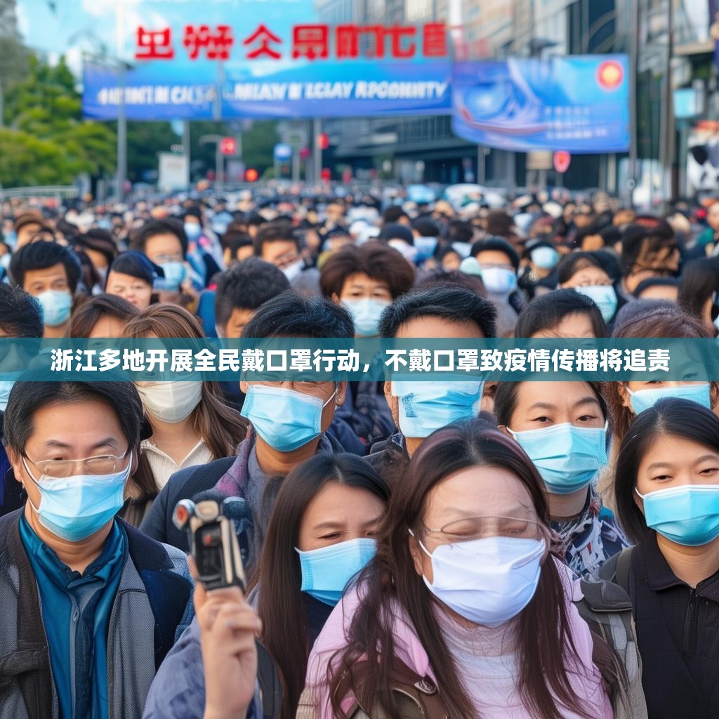 浙江多地开展全民戴口罩行动，不戴口罩致疫情传播将追责