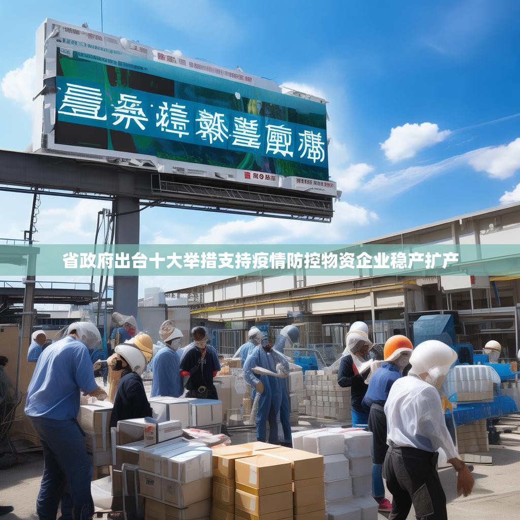省政府出台十大举措支持疫情防控物资企业稳产扩产