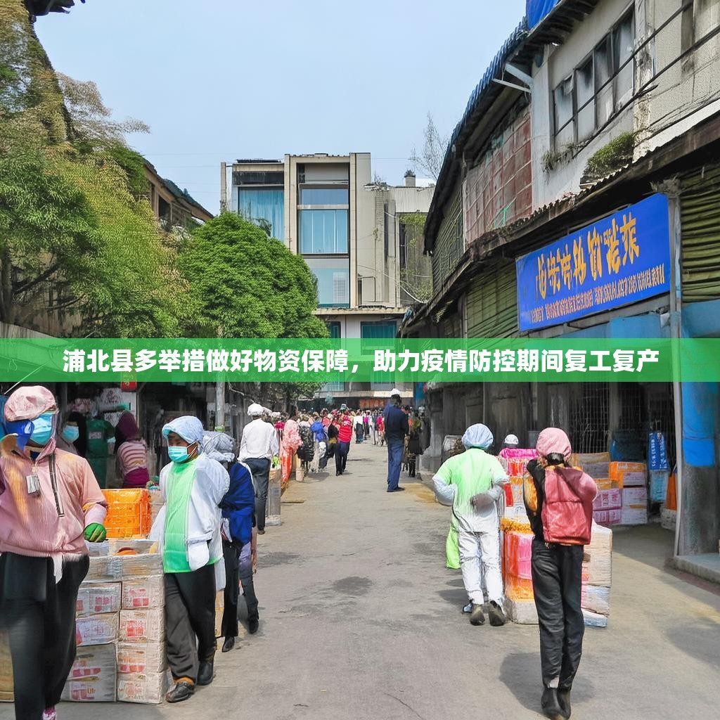 浦北县多举措做好物资保障,助力疫情防控期间复工复产