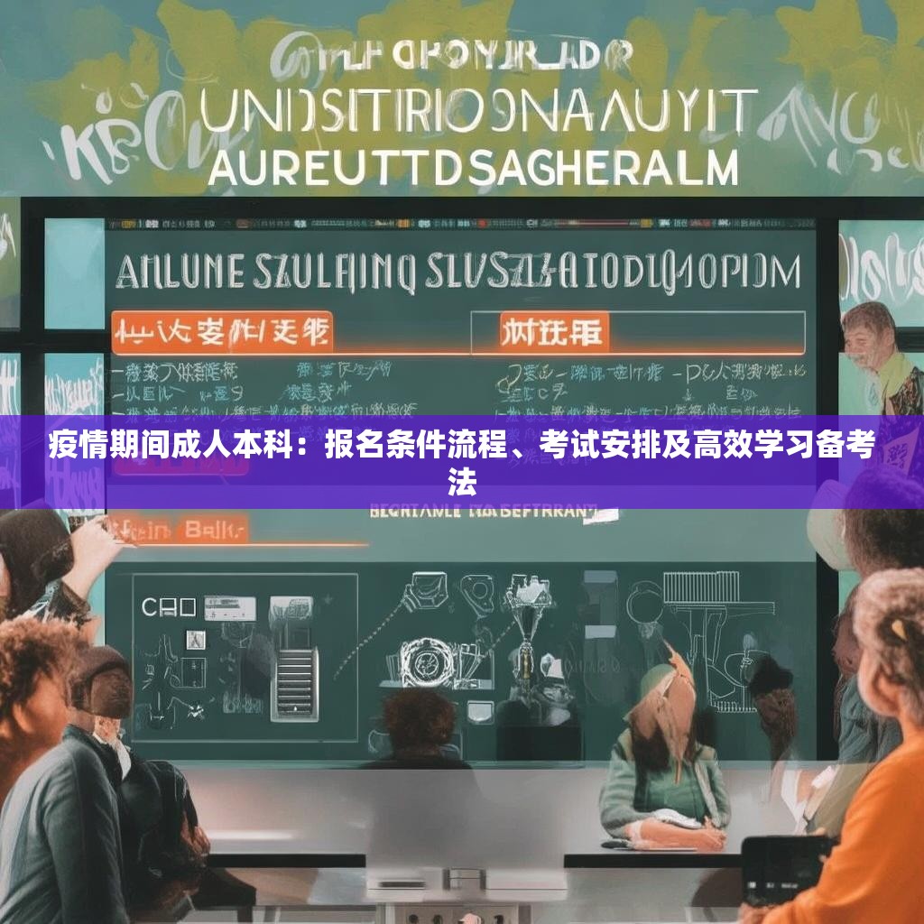 疫情期间成人本科：报名条件流程、考试安排及高效学习备考法