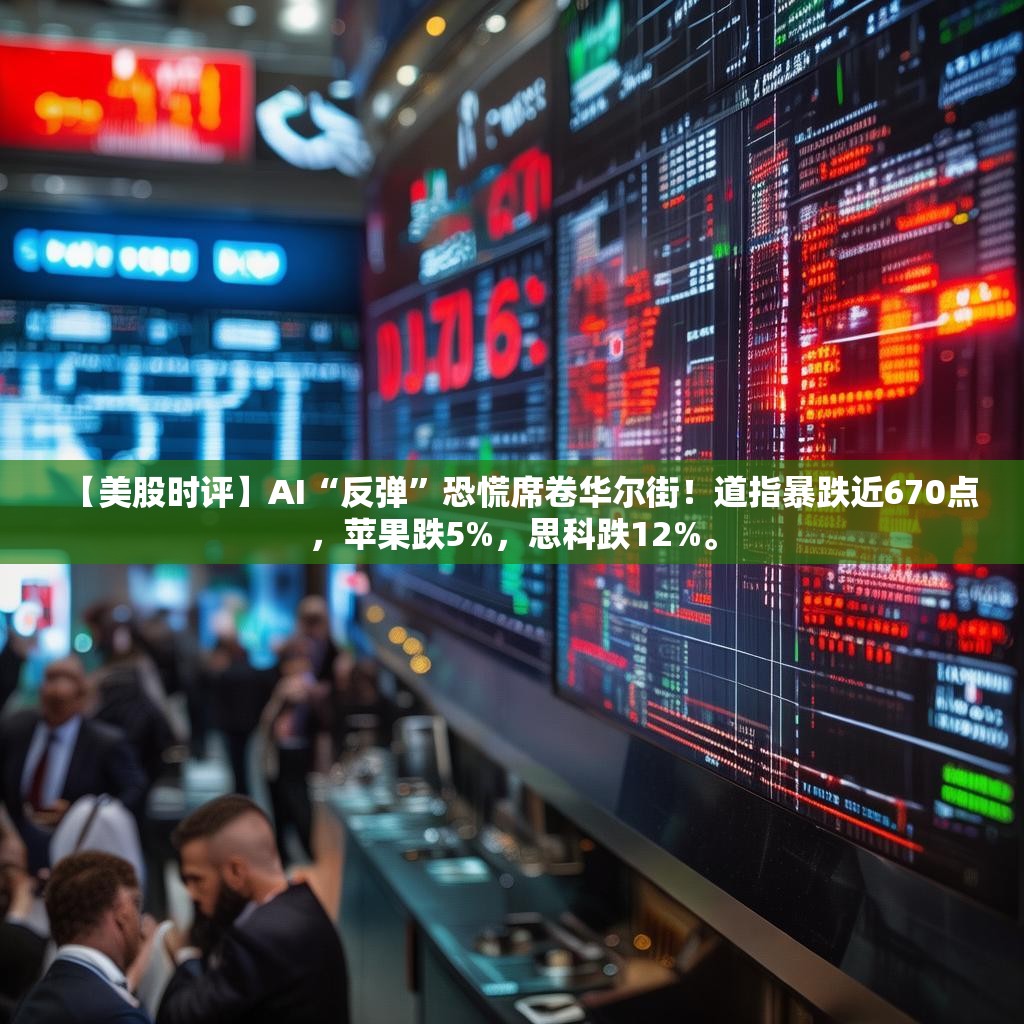 【美股时评】AI“反弹”恐慌席卷华尔街！道指暴跌近670点，苹果跌5%，思科跌12%。