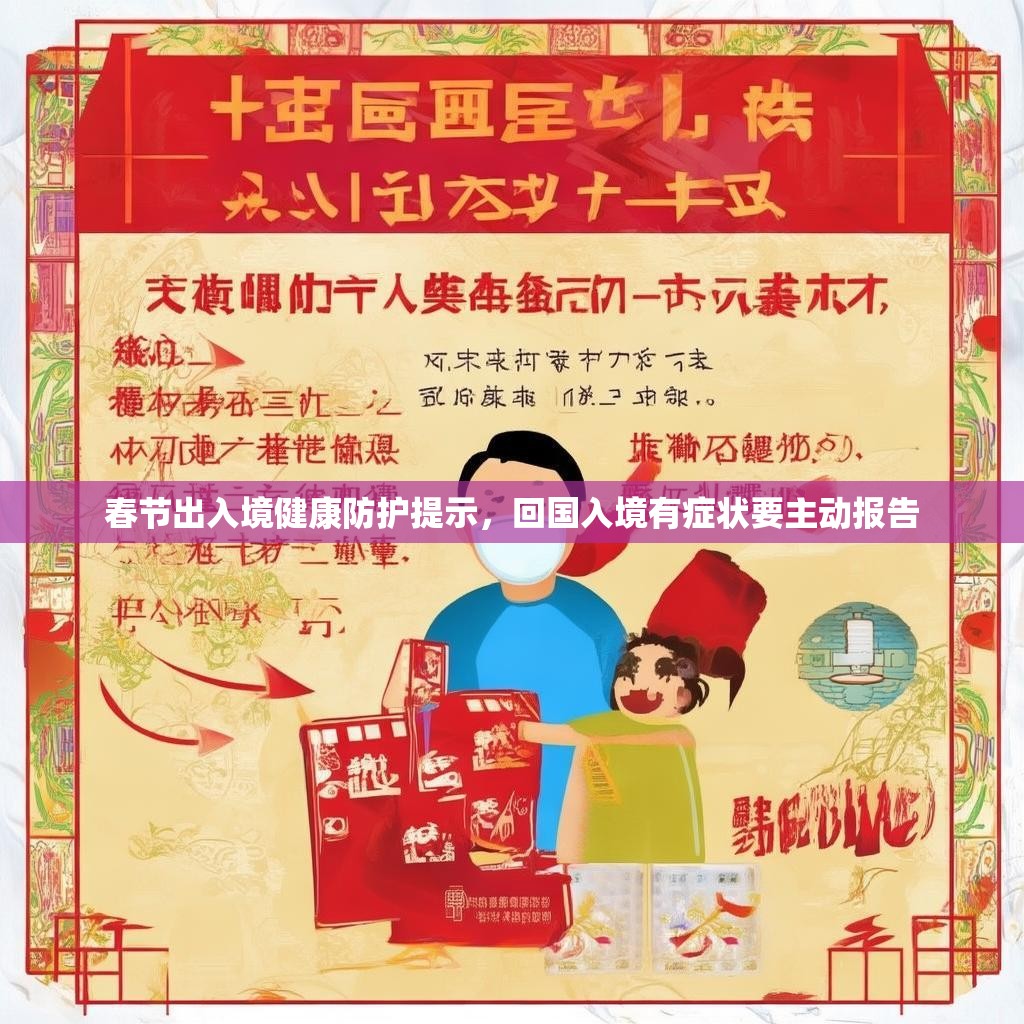 春节出入境健康防护提示，回国入境有症状要主动报告