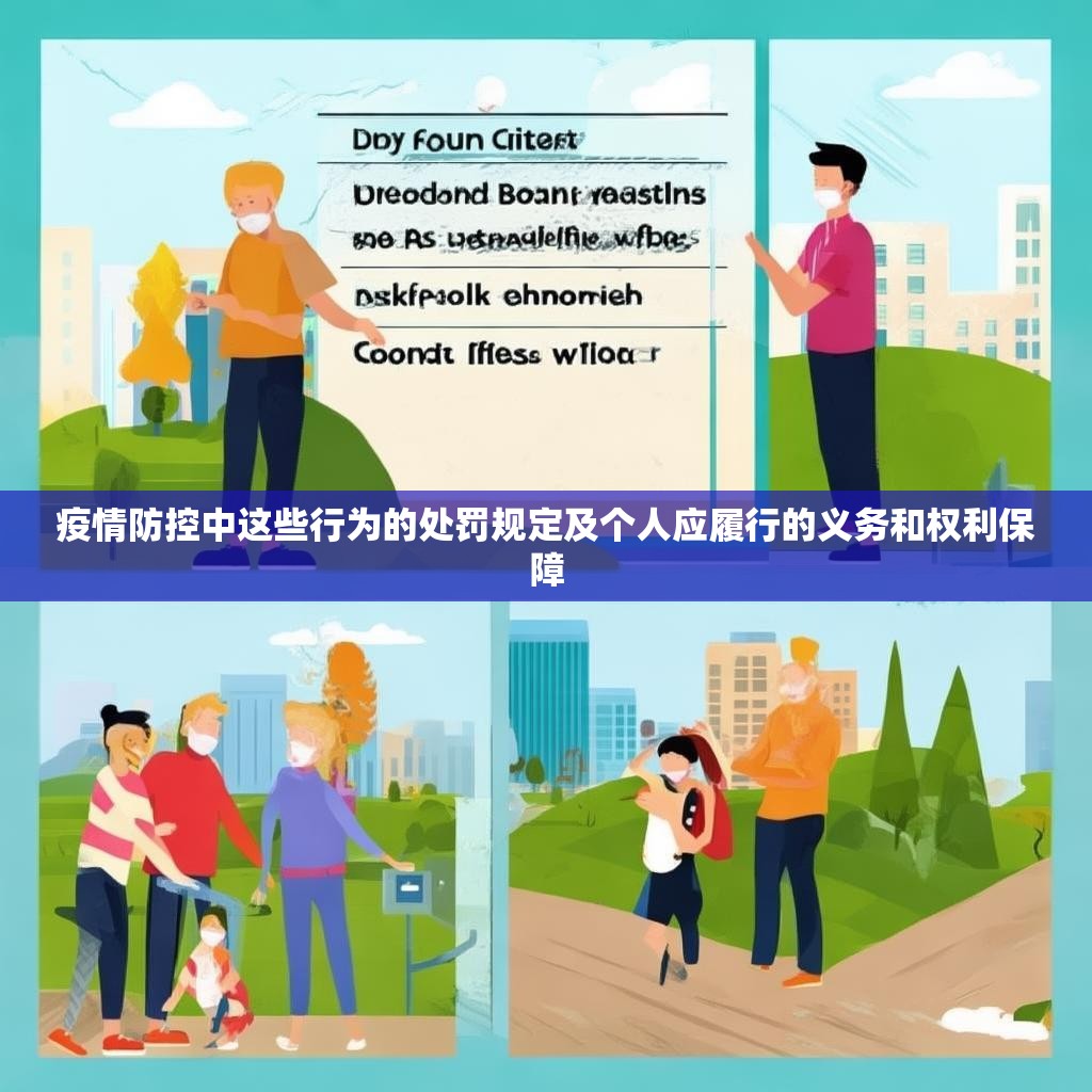 疫情防控中这些行为的处罚规定及个人应履行的义务和权利保障