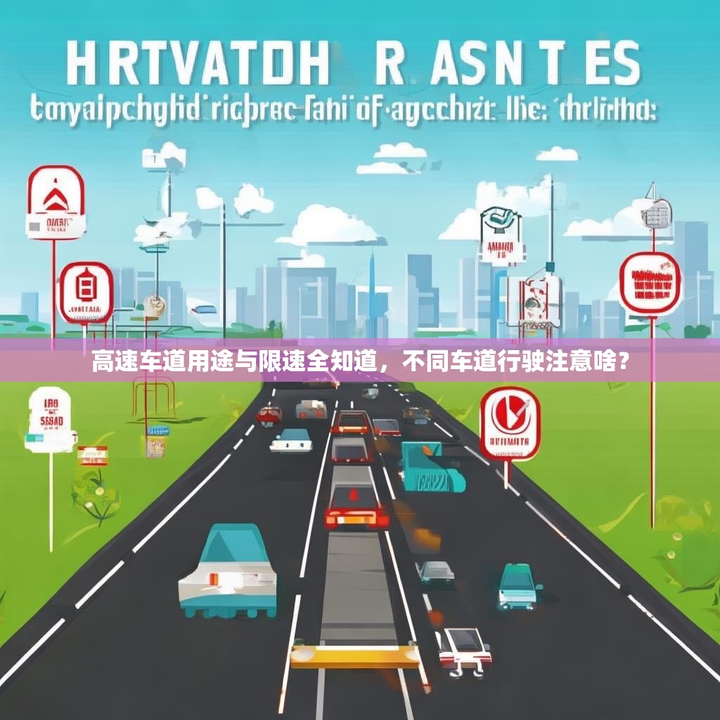 高速车道用途与限速全知道,不同车道行驶注意啥?