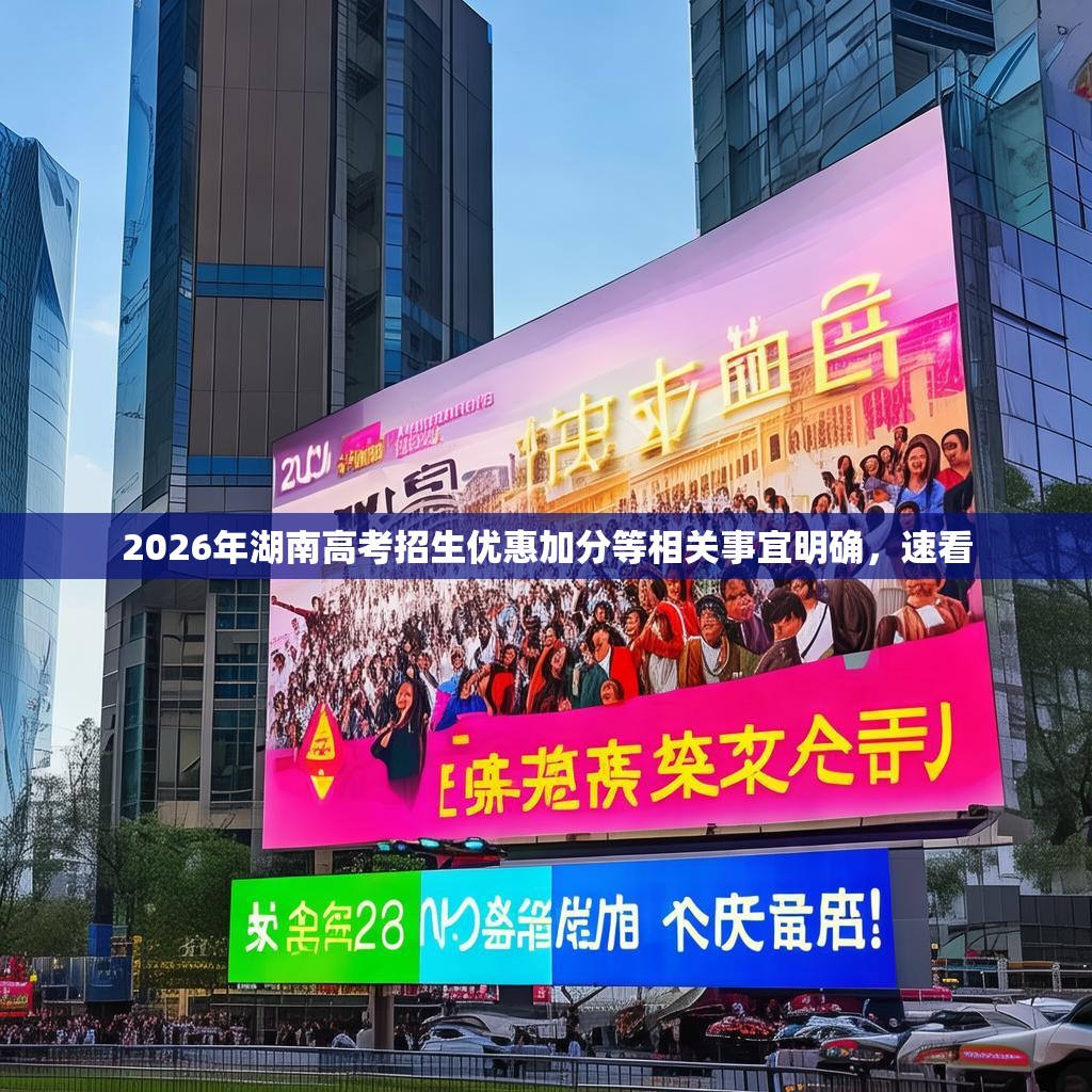 2026年湖南高考招生优惠加分等相关事宜明确，速看