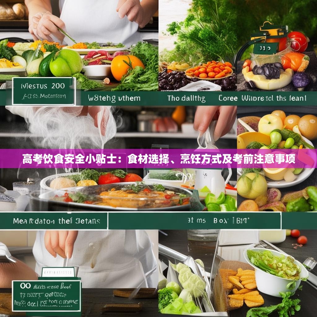 高考饮食安全小贴士：食材选择、烹饪方式及考前注意事项