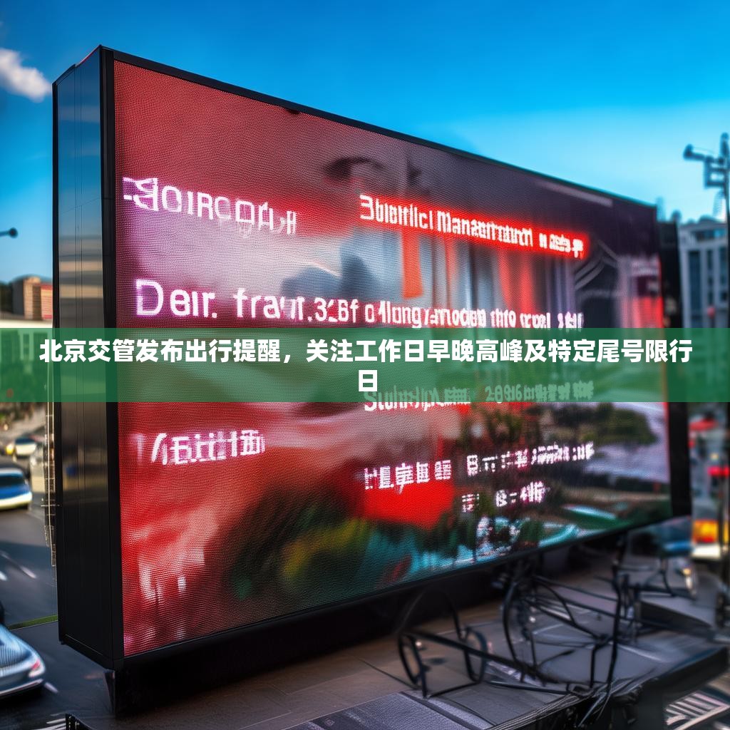 北京交管发布出行提醒，关注工作日早晚高峰及特定尾号限行日