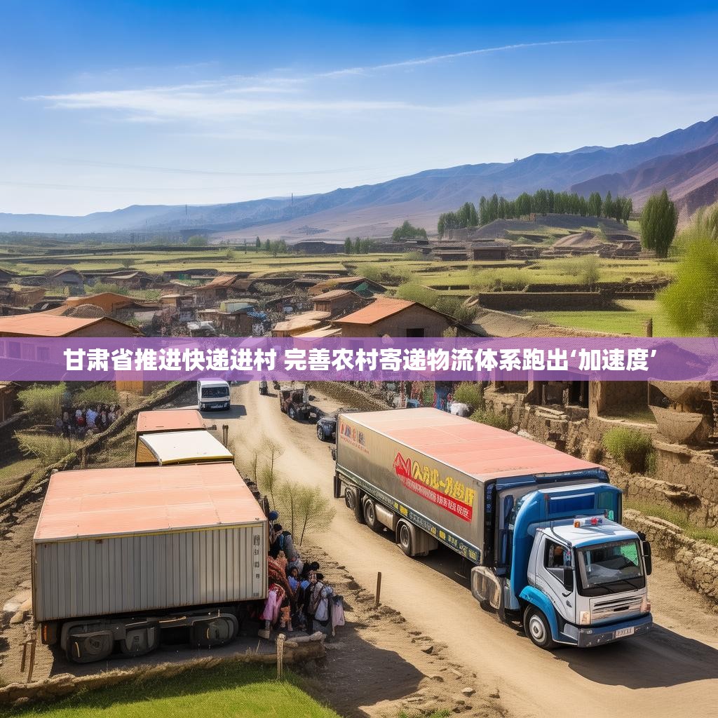 甘肃省推进快递进村 完善农村寄递物流体系跑出‘加速度’