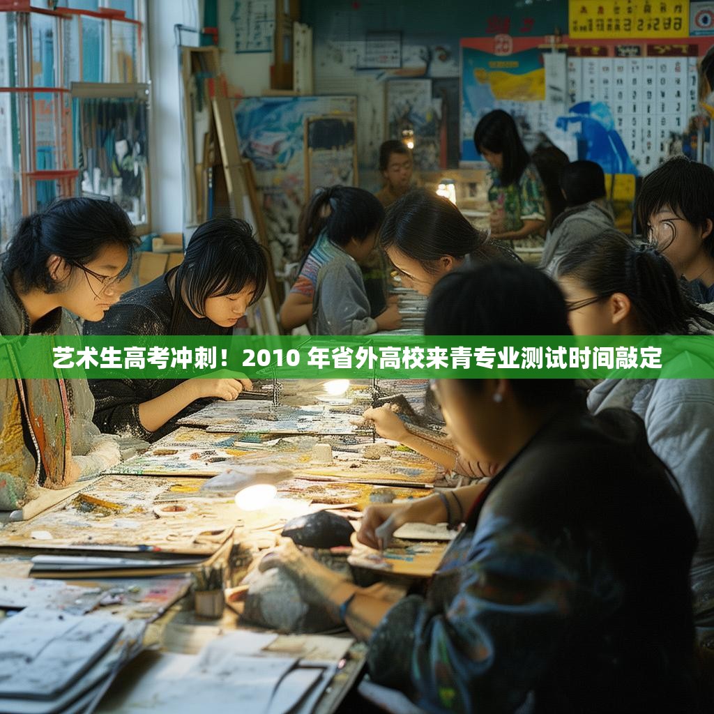 艺术生高考冲刺！2010 年省外高校来青专业测试时间敲定