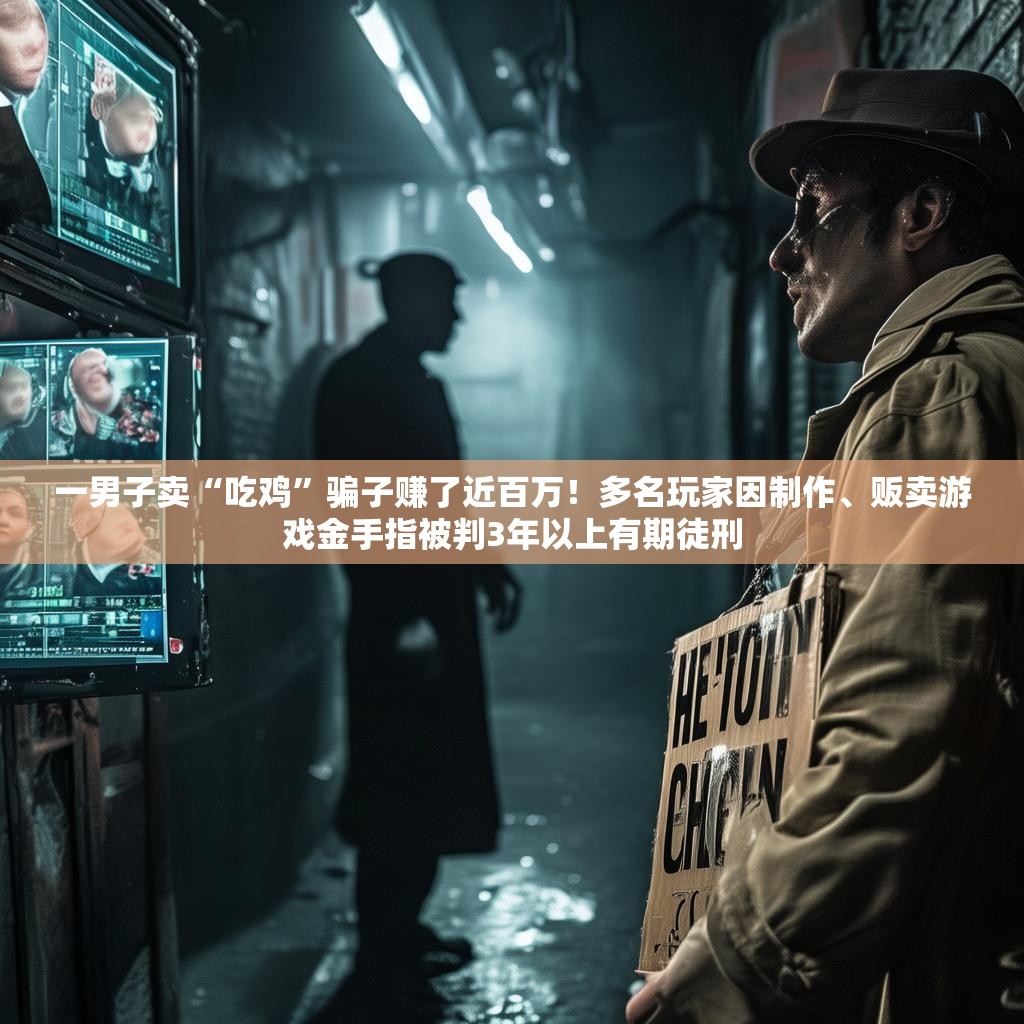 一男子卖“吃鸡”骗子赚了近百万！多名玩家因制作、贩卖游戏金手指被判3年以上有期徒刑