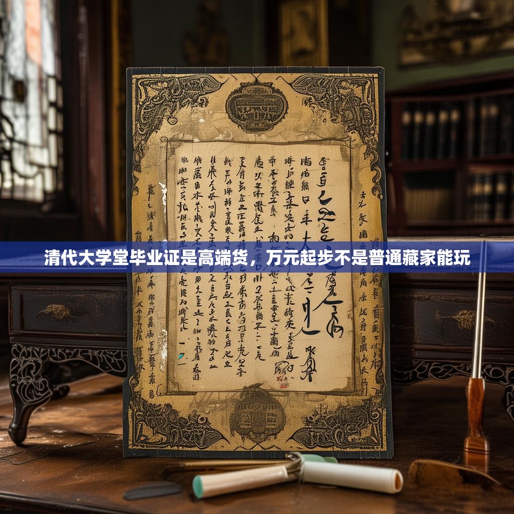 清代大学堂毕业证是高端货，万元起步不是普通藏家能玩