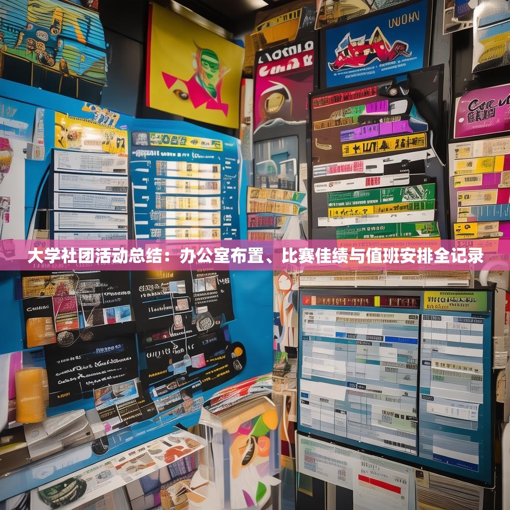 大学社团活动总结：办公室布置、比赛佳绩与值班安排全记录
