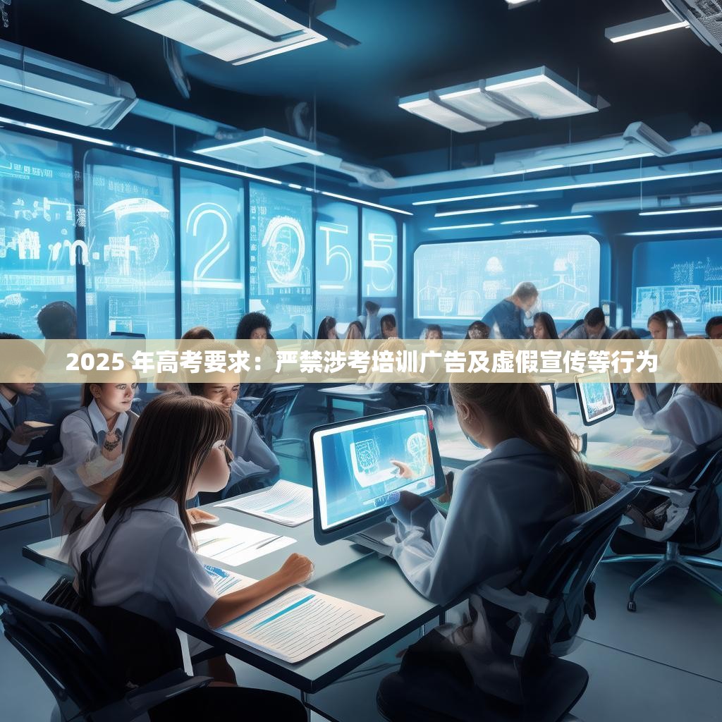 2025 年高考要求：严禁涉考培训广告及虚假宣传等行为