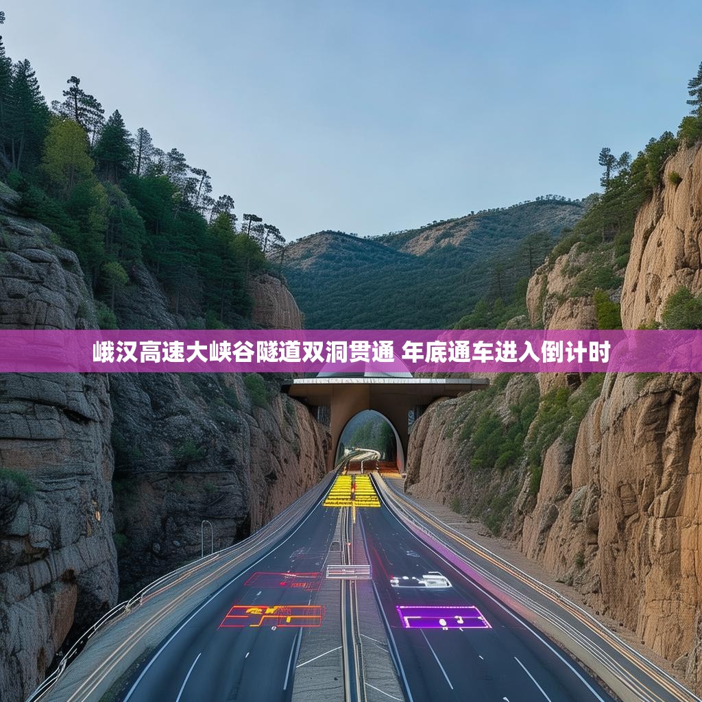 峨汉高速大峡谷隧道双洞贯通 年底通车进入倒计时