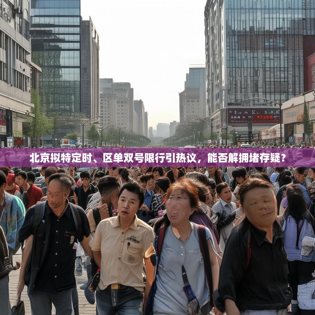 北京拟特定时、区单双号限行引热议，能否解拥堵存疑？