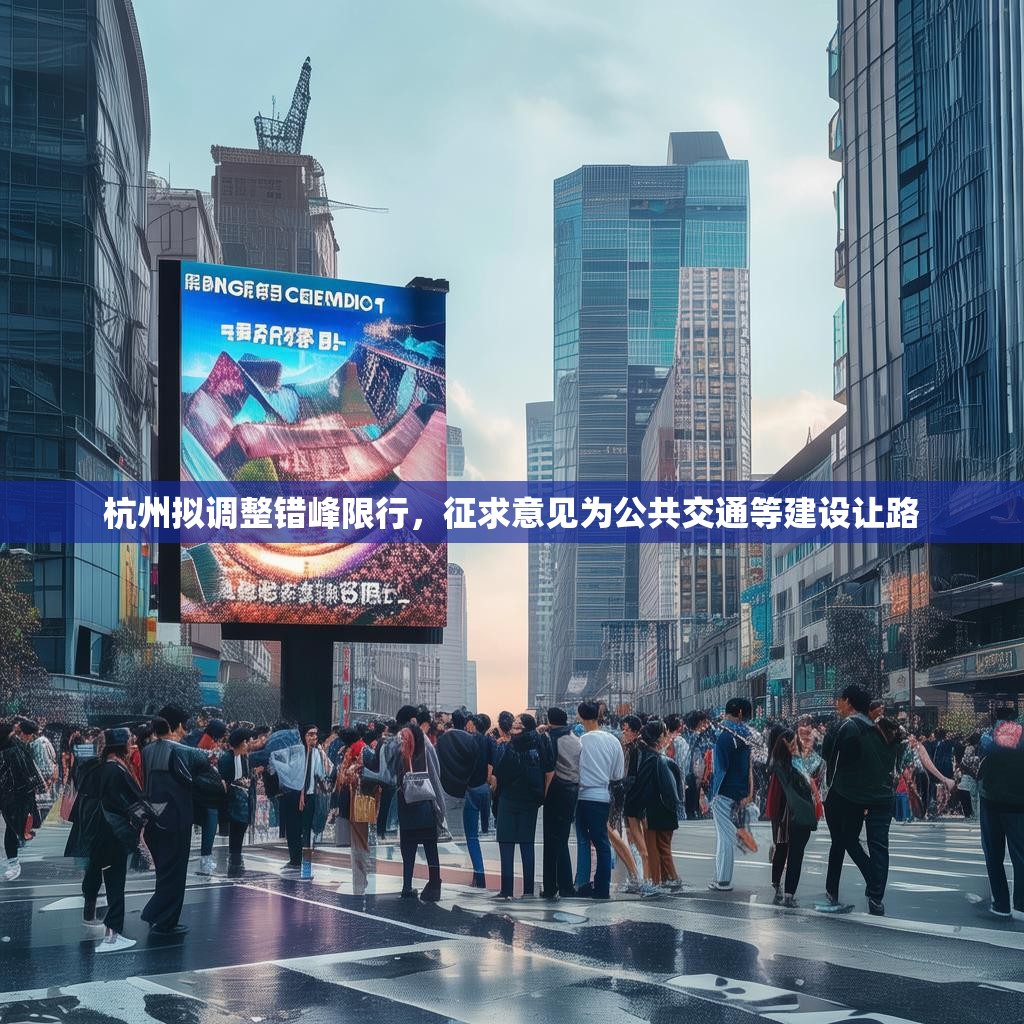 杭州拟调整错峰限行，征求意见为公共交通等建设让路