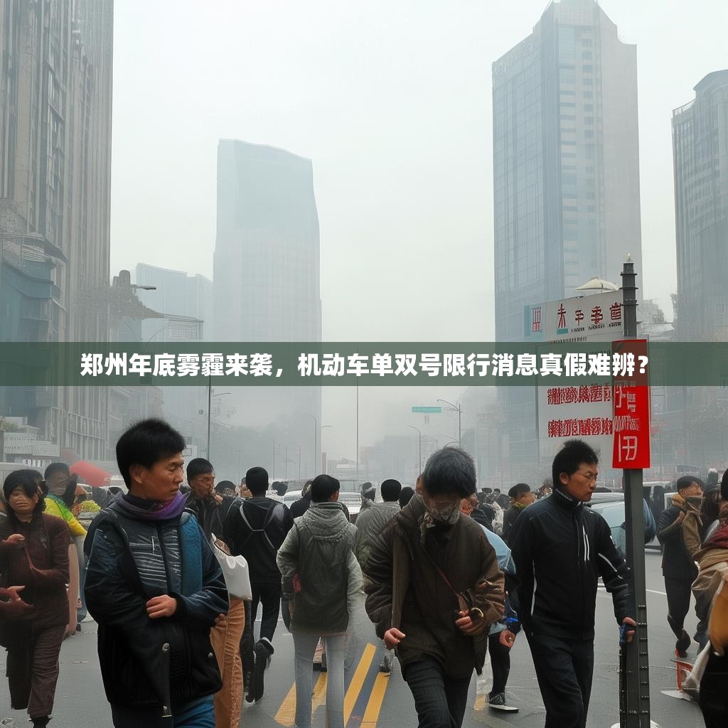 郑州年底雾霾来袭，机动车单双号限行消息真假难辨？