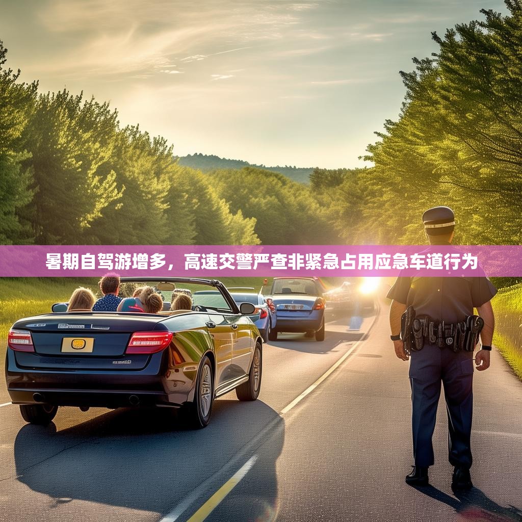 暑期自驾游增多，高速交警严查非紧急占用应急车道行为
