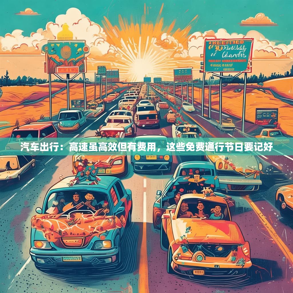 汽车出行：高速虽高效但有费用，这些免费通行节日要记好