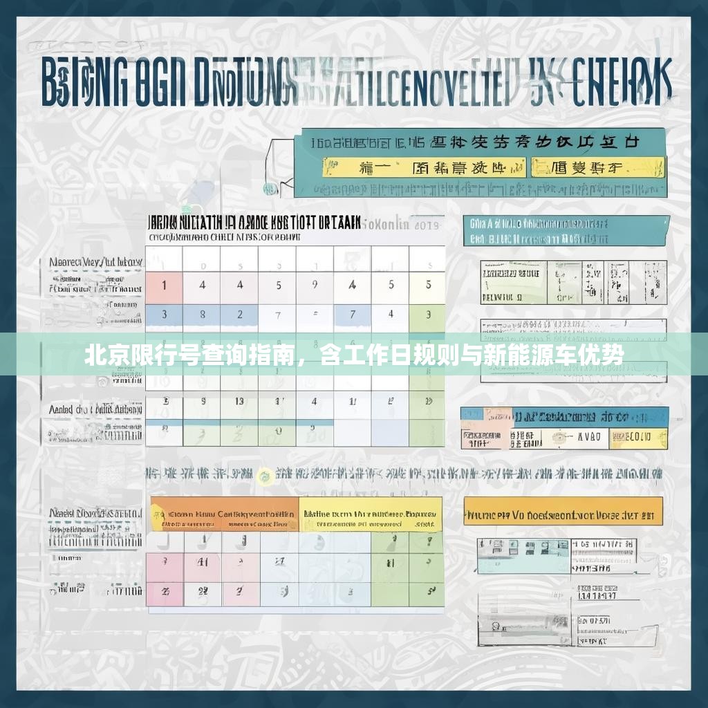 北京限行号查询指南，含工作日规则与新能源车优势