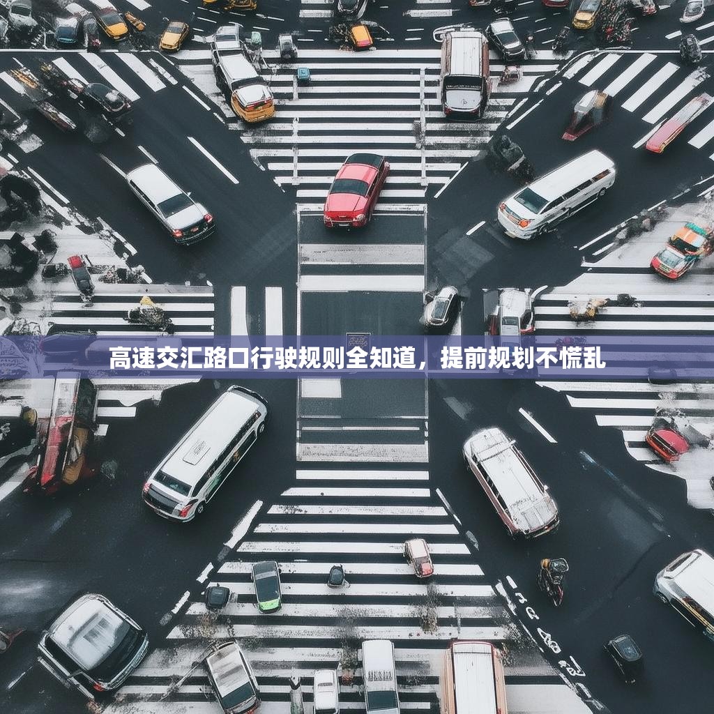 高速交汇路口行驶规则全知道，提前规划不慌乱