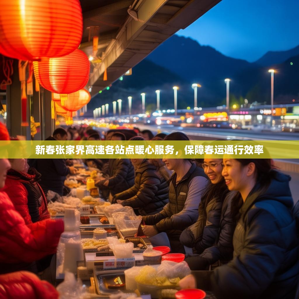 新春张家界高速各站点暖心服务，保障春运通行效率