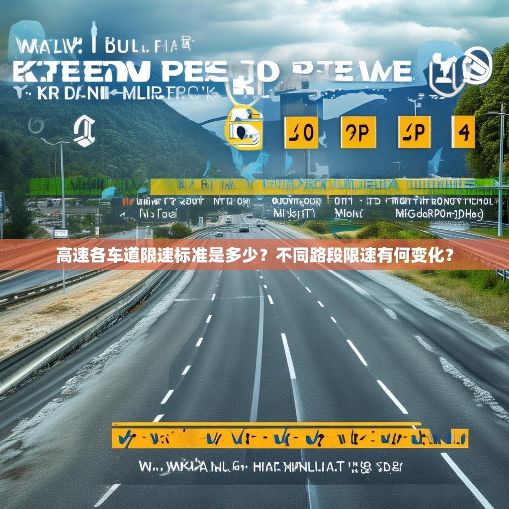 高速各车道限速标准是多少？不同路段限速有何变化？