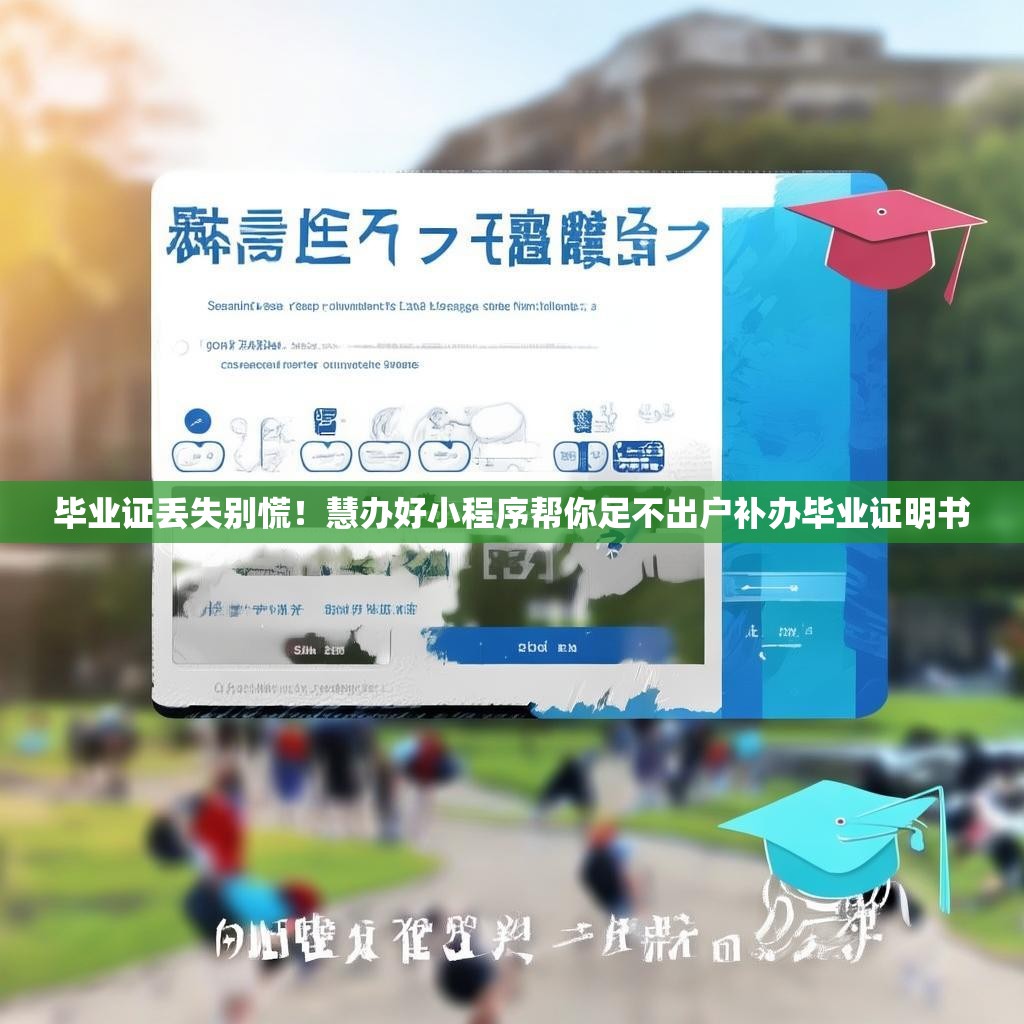 毕业证丢失别慌！慧办好小程序帮你足不出户补办毕业证明书