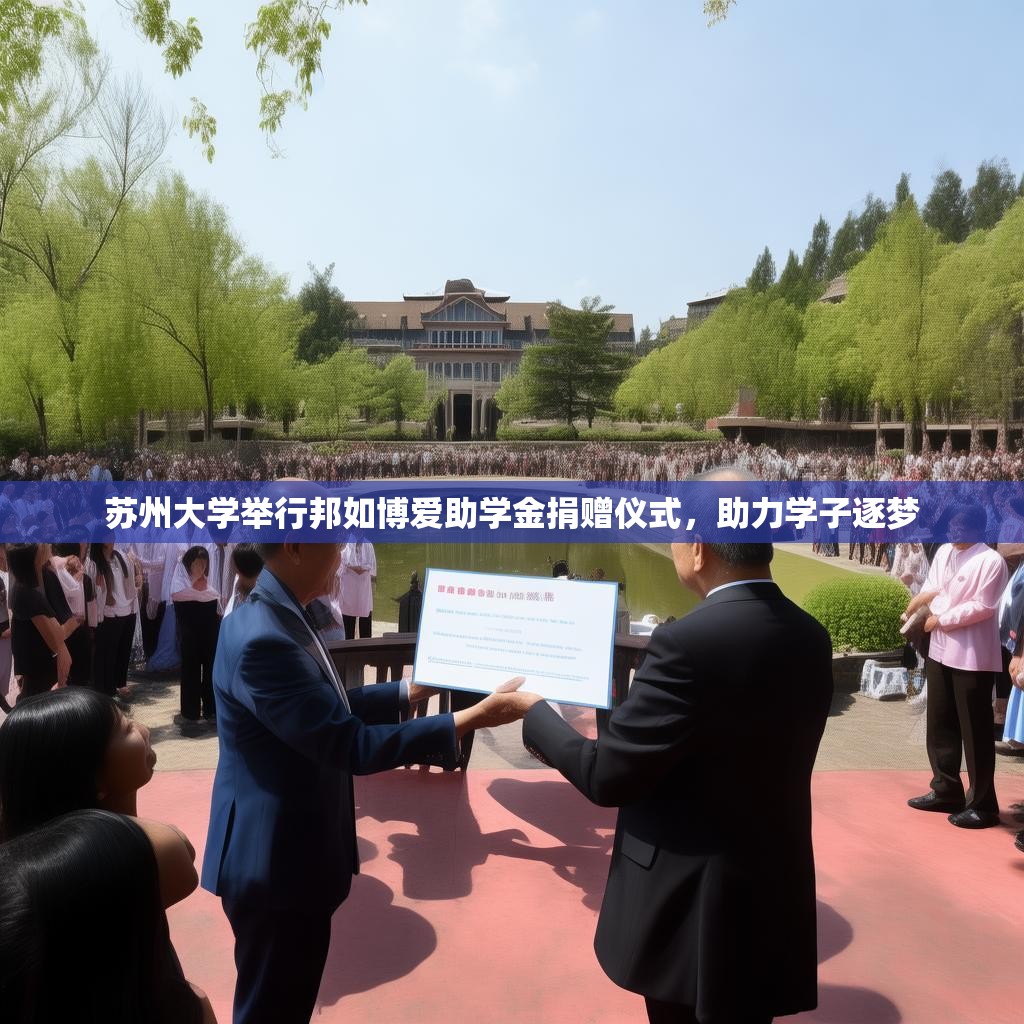 苏州大学举行邦如博爱助学金捐赠仪式，助力学子逐梦