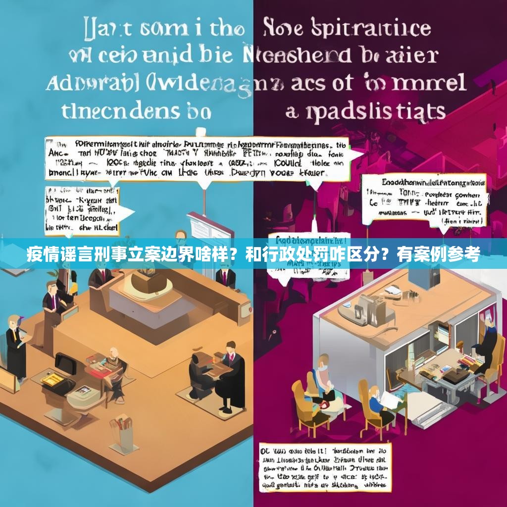 疫情谣言刑事立案边界啥样？和行政处罚咋区分？有案例参考