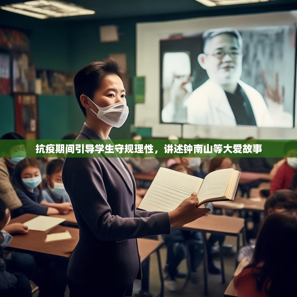 抗疫期间引导学生守规理性，讲述钟南山等大爱故事