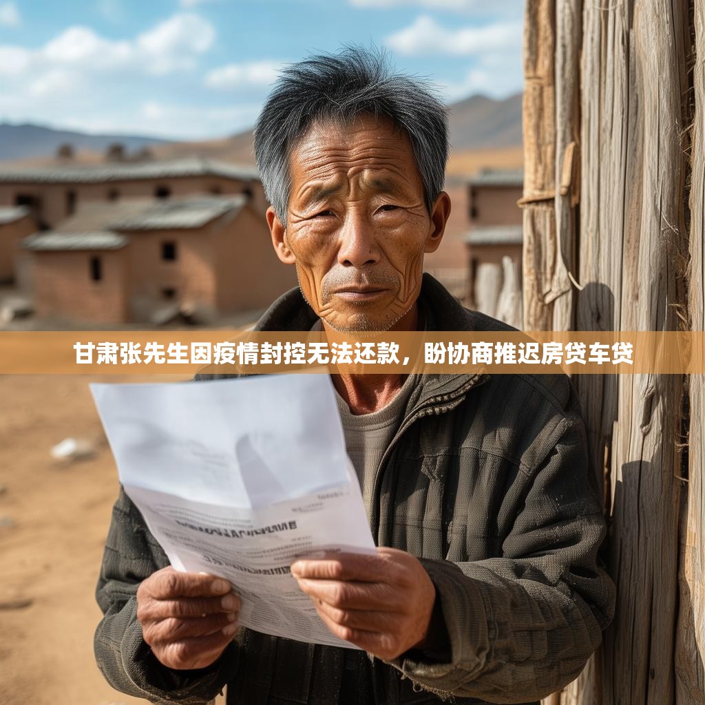 甘肃张先生因疫情封控无法还款，盼协商推迟房贷车贷