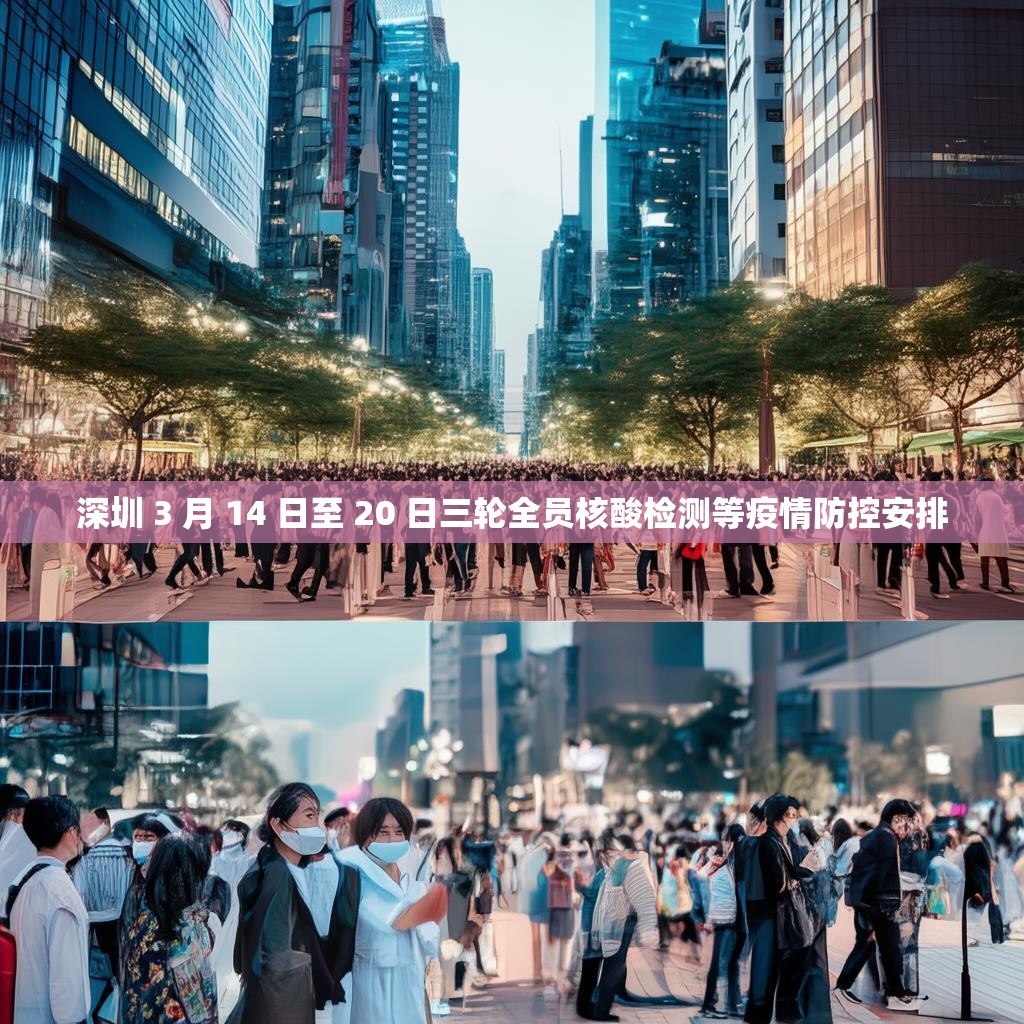 深圳 3 月 14 日至 20 日三轮全员核酸检测等疫情防控安排