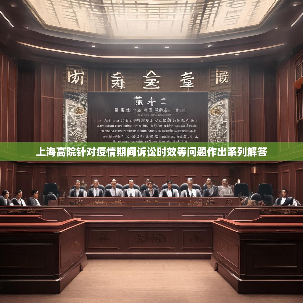 上海高院针对疫情期间诉讼时效等问题作出系列解答