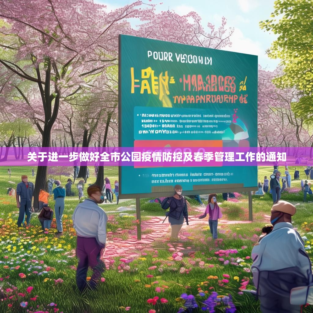 关于进一步做好全市公园疫情防控及春季管理工作的通知
