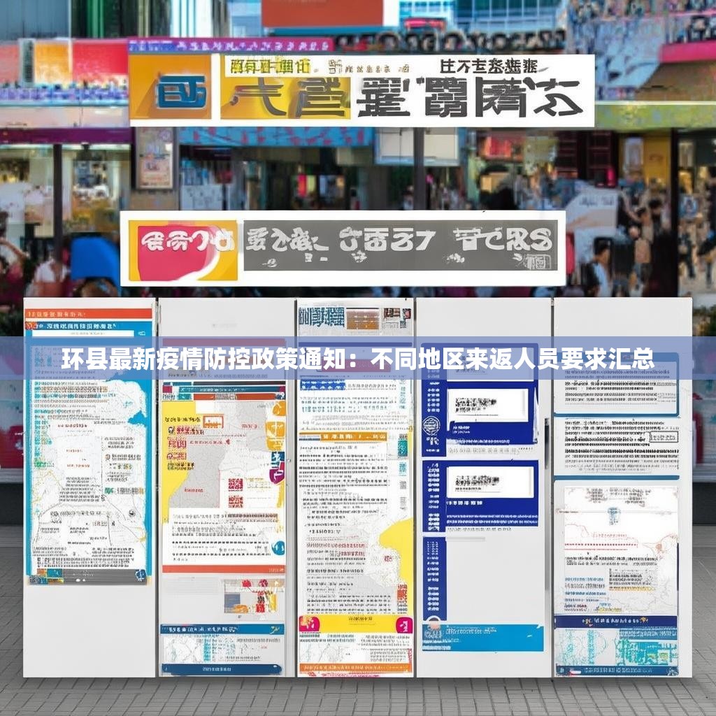 环县最新疫情防控政策通知：不同地区来返人员要求汇总