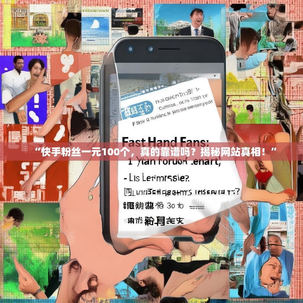 “快手粉丝一元100个，真的靠谱吗？揭秘网站真相！”