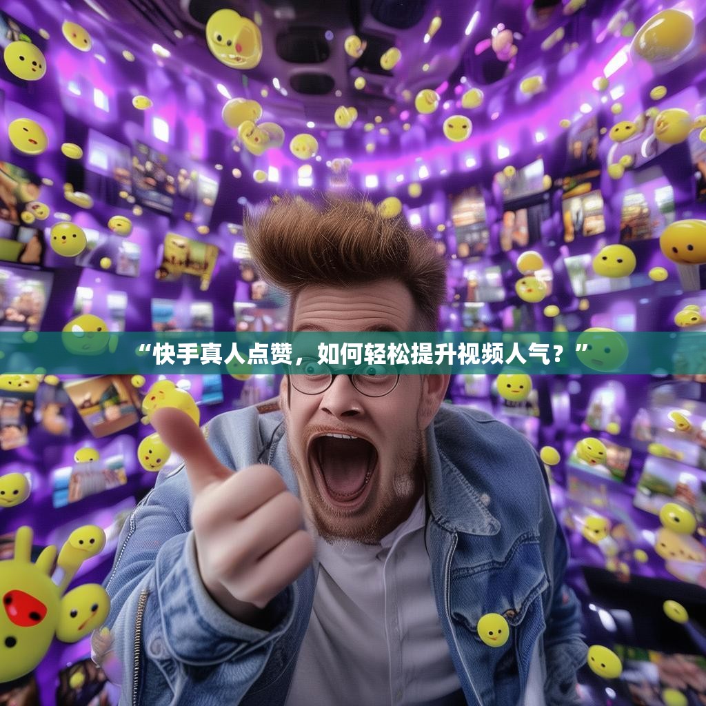 “快手真人点赞，如何轻松提升视频人气？”