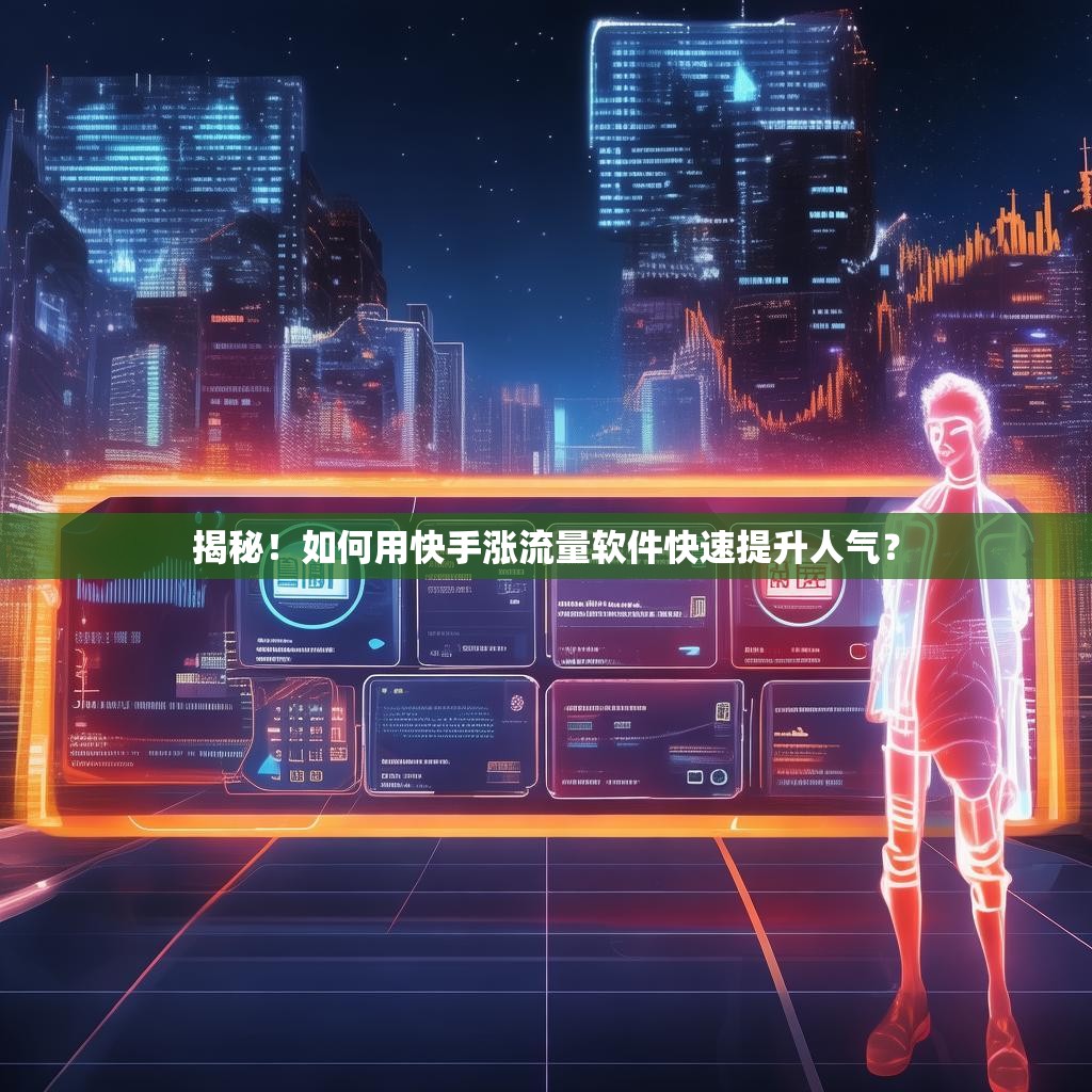揭秘！如何用快手涨流量软件快速提升人气？