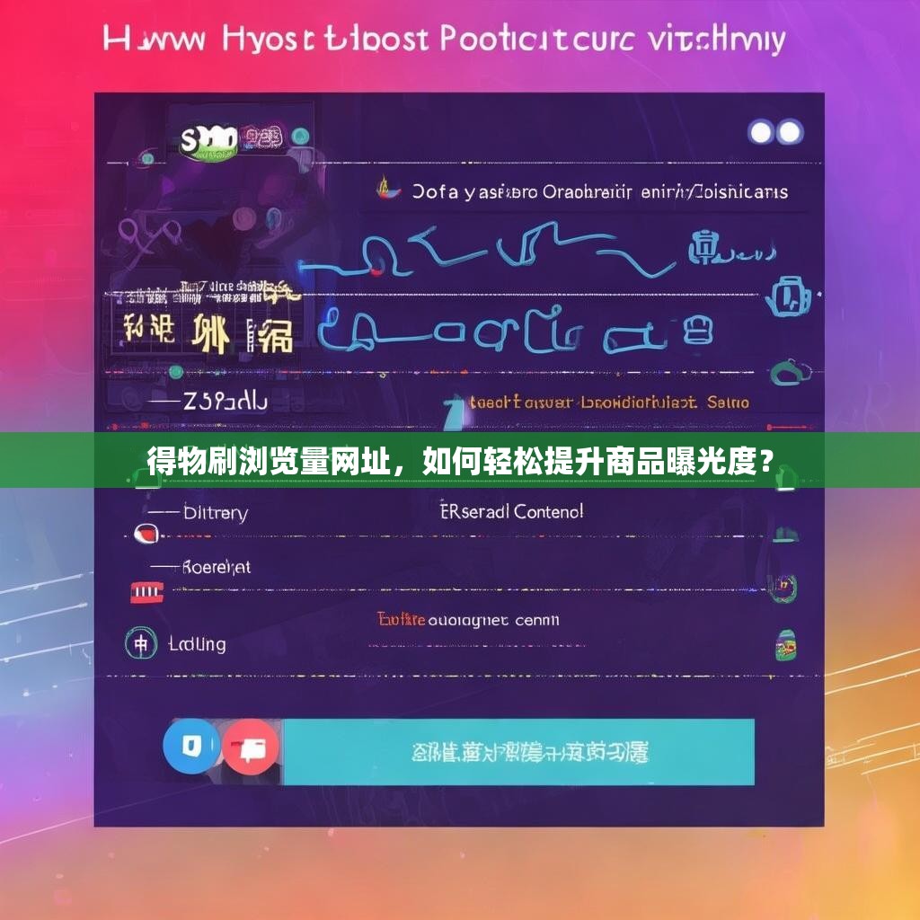 得物刷浏览量网址，如何轻松提升商品曝光度？