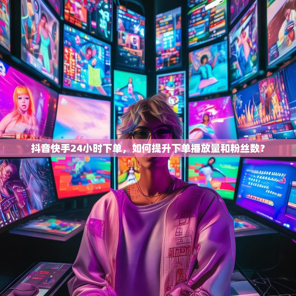 抖音快手24小时下单，如何提升下单播放量和粉丝数？