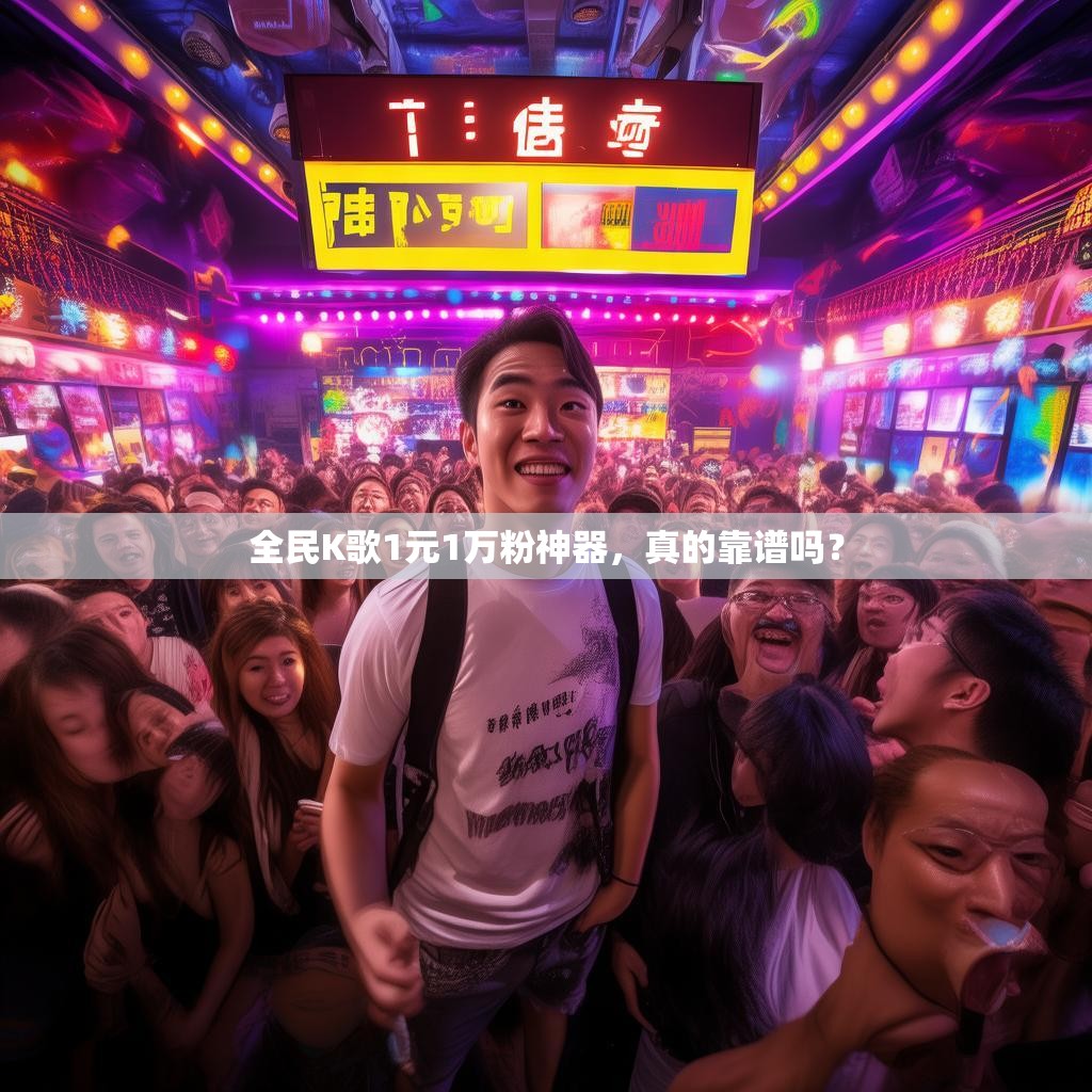 全民K歌1元1万粉神器，真的靠谱吗？