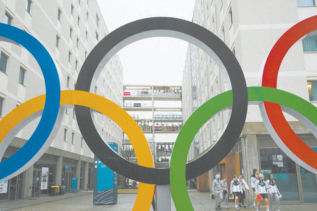 米兰充满冬奥气氛