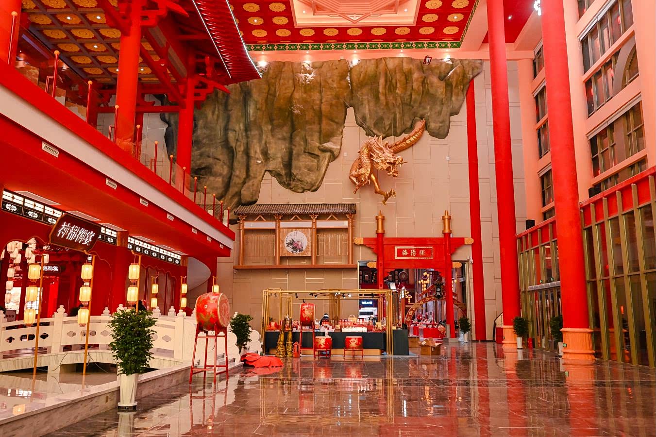 连霍高速洛阳服务区变身唐文化驿站,给司乘全新出行体验