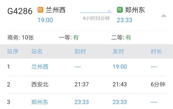 12月30日起兰州局调图,新增多趟高速列车,优化运行时间