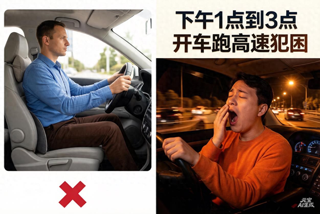 跑高速有人轻松开500公里，有人200公里就犯困，原因竟然是……