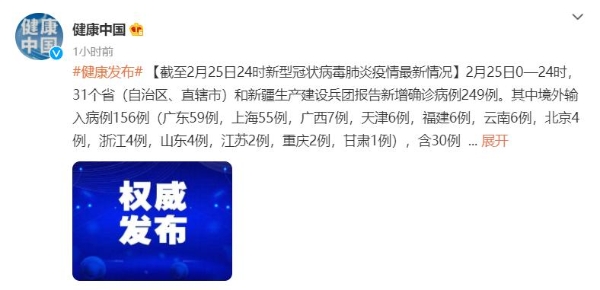 2月25日-26日全国疫情最新动态，北京新增确诊病例分布在哪？